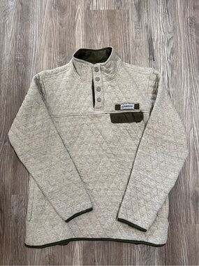 Magellan Outdoors Jacket in Taupe with Olive Trim